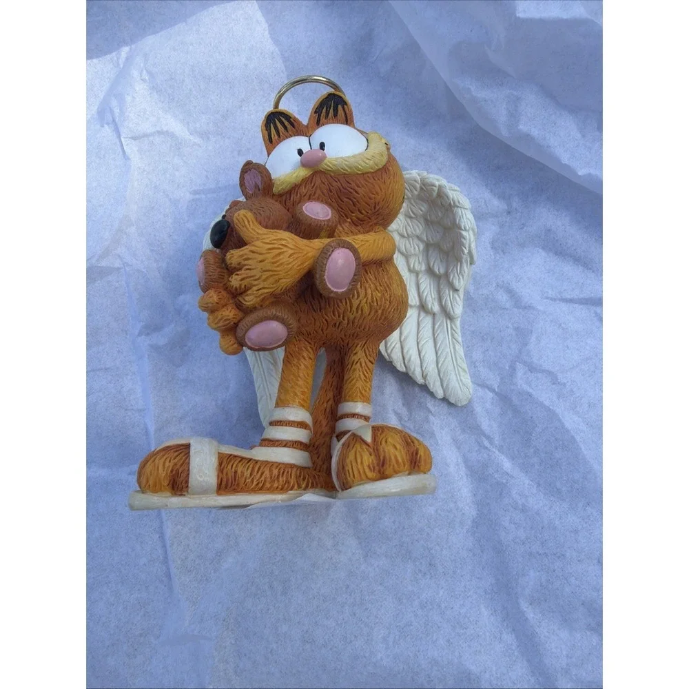 GARFIELD Pooky Westland Vtg 2342 PAWS Figurine Angel 4